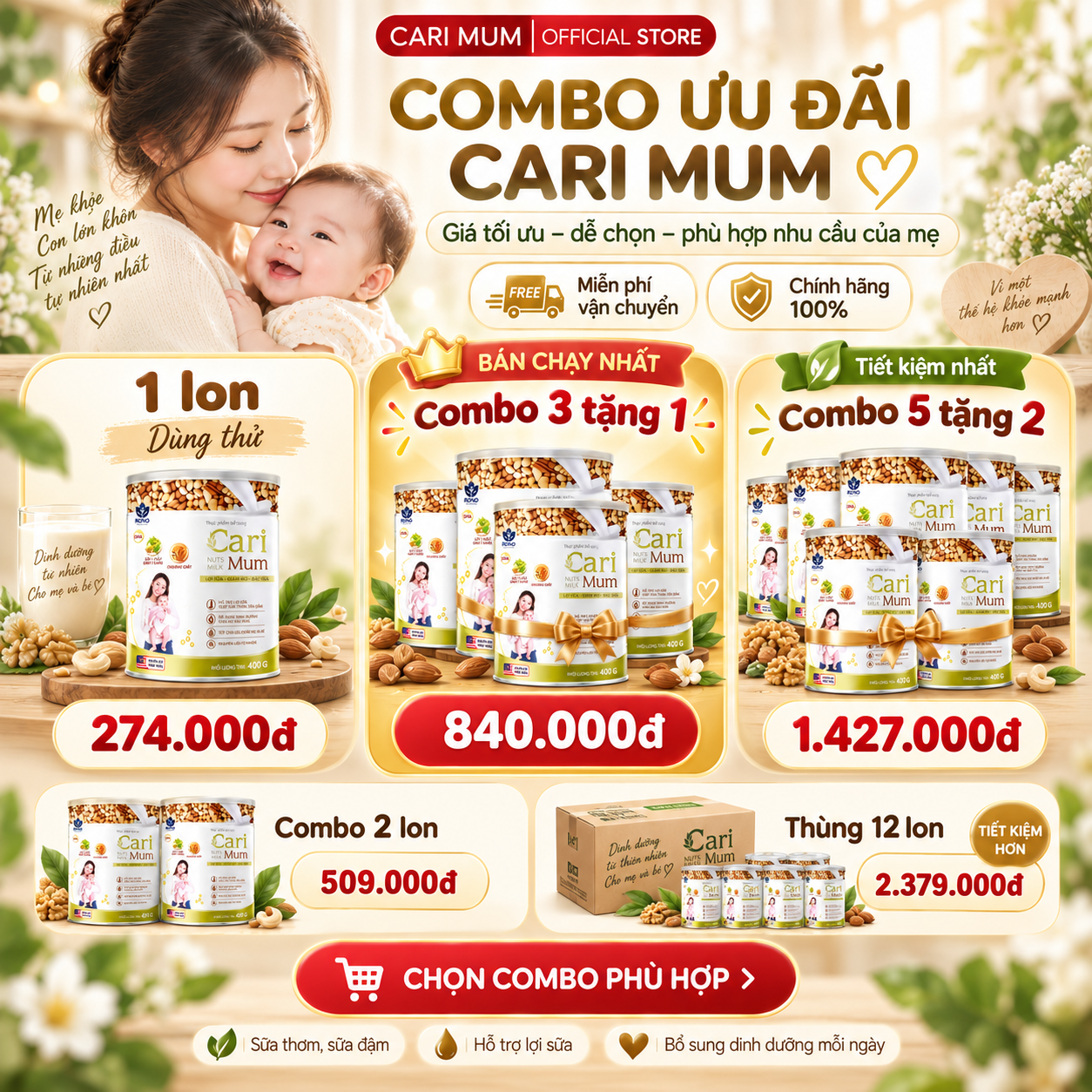 Combo Cari Mum