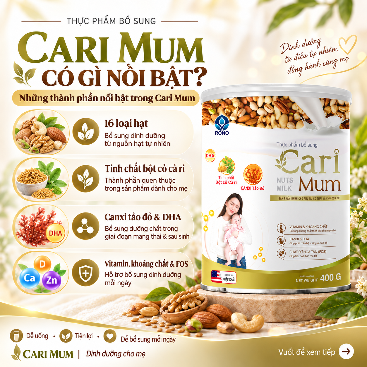 Thành phần Cari Mum