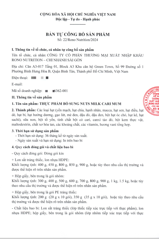 Bản tự công bố